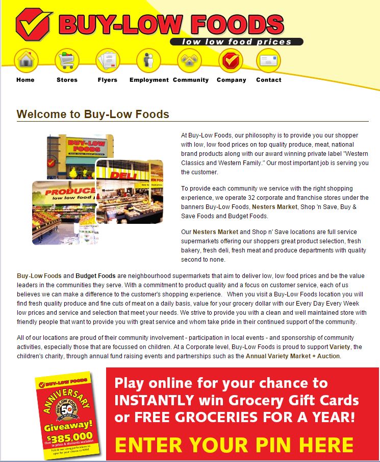 BUYLOW FOODS Flyer Mall
